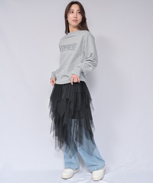 Alite cloth(アリーテクロス)の「シアープリーツスカート(スカート・レディース・ホワイト/ブラウン/ブラック・FREE)」の4枚目の写真