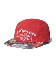 MAGOODGAN（メックウッドガン）の「ヘッドウェア 9306 コラージュ配色レッドキャンプキャップ（キャップ）」