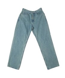 KATRINA K（カトリーナケイ）の「ユニセックスダイイングカラー ワイドデニムパンツ-ダスティブルー（デニムパンツ）」