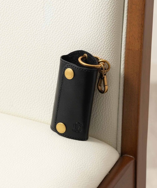 BELLIES YORK(ベリーズヨーク)の「【BELLIES YORK/ベリーズヨーク】牛革 キーケース キーリング リアルレザー 本革(キーケース/キーアクセサリー・メンズ・ブラウン/ダークブラウン/グリーン/ブラック・FREE)」の1枚目の写真