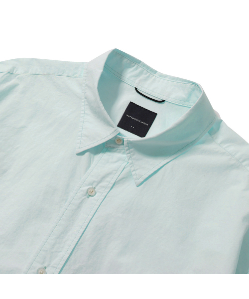 MOIF（モイフ）の「[SS25] ユニフォームハーフシャツ / シーフォームグリーン（シャツ/ブラウス・メンズ・その他・S/M/L）」の3枚目の写真