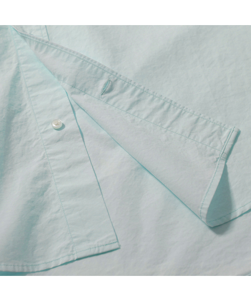 MOIF（モイフ）の「[SS25] ユニフォームハーフシャツ / シーフォームグリーン（シャツ/ブラウス・メンズ・その他・S/M/L）」の10枚目の写真