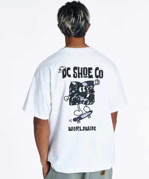 DC(ディーシー)の「DC/ディーシー 半袖 Tシャツ バックプリント アップリケ DST262010(Tシャツ/カットソー・メンズ・ブラック/ホワイト/ブラック系その他/ホワイト系その他・S/XL/L/M/2XL)」の10枚目の写真