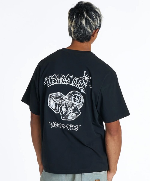 DC(ディーシー)の「DC/ディーシー 半袖 Tシャツ バックプリント アップリケ DST262010(Tシャツ/カットソー・メンズ・ブラック/ホワイト/ブラック系その他/ホワイト系その他・S/XL/L/M/2XL)」の13枚目の写真