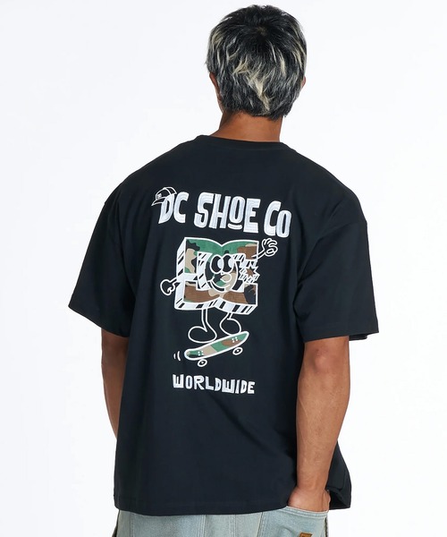 DC(ディーシー)の「DC/ディーシー 半袖 Tシャツ バックプリント アップリケ DST262010(Tシャツ/カットソー・メンズ・ブラック/ホワイト/ブラック系その他/ホワイト系その他・S/XL/L/M/2XL)」の18枚目の写真
