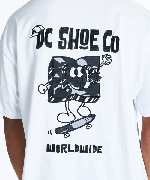 DC(ディーシー)の「DC/ディーシー 半袖 Tシャツ バックプリント アップリケ DST262010(Tシャツ/カットソー・メンズ・ブラック/ホワイト/ブラック系その他/ホワイト系その他・S/XL/L/M/2XL)」の11枚目の写真