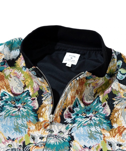 Revo.(レボ)の「Revo./レヴォ ゴブラン総柄織り ジップアップブルゾン(ブルゾン・メンズ・カラフル/その他1・MEDIUM/LARGE)」の3枚目の写真