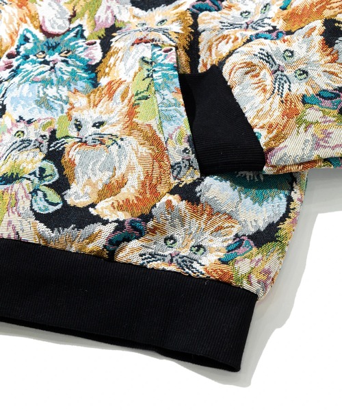 Revo.(レボ)の「Revo./レヴォ ゴブラン総柄織り ジップアップブルゾン(ブルゾン・メンズ・カラフル/その他1・MEDIUM/LARGE)」の6枚目の写真