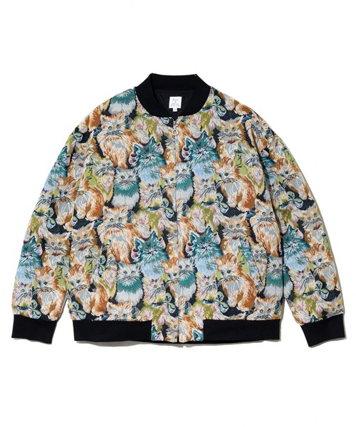 Revo.(レボ)の「Revo./レヴォ ゴブラン総柄織り ジップアップブルゾン(ブルゾン・メンズ・カラフル/その他1・MEDIUM/LARGE)」の8枚目の写真