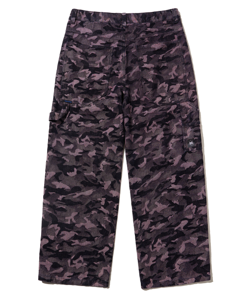 BROWNBREATH(ブラウンブレス)の「CAMO BIG POCKET DENIM PANTS - BURGUNDY(デニムパンツ・レディース・その他・S/M/L/XL)」の2枚目の写真