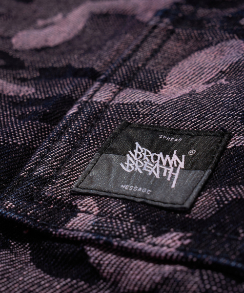 BROWNBREATH(ブラウンブレス)の「CAMO BIG POCKET DENIM PANTS - BURGUNDY(デニムパンツ・レディース・その他・S/M/L/XL)」の8枚目の写真