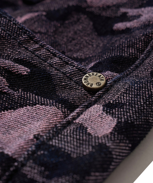 BROWNBREATH(ブラウンブレス)の「CAMO BIG POCKET DENIM PANTS - BURGUNDY(デニムパンツ・レディース・その他・S/M/L/XL)」の9枚目の写真
