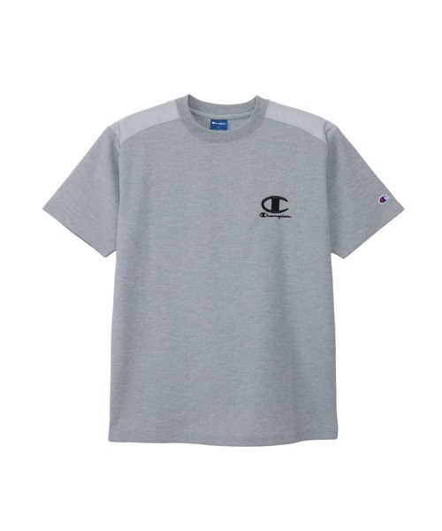 Champion(チャンピオン)の「【Champion/チャンピオン】メンズ スポーツ ショートスリーブTシャツ(Tシャツ/カットソー・メンズ・ブラック/ダークネイビー/ホワイト/グレー・X-LARGE/LARGE/MEDIUM)」の4枚目の写真