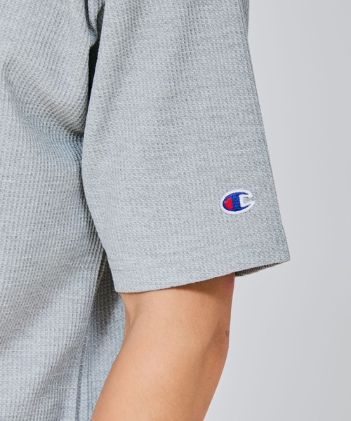 Champion(チャンピオン)の「【Champion/チャンピオン】メンズ スポーツ ショートスリーブTシャツ(Tシャツ/カットソー・メンズ・ブラック/ダークネイビー/ホワイト/グレー・X-LARGE/LARGE/MEDIUM)」の6枚目の写真