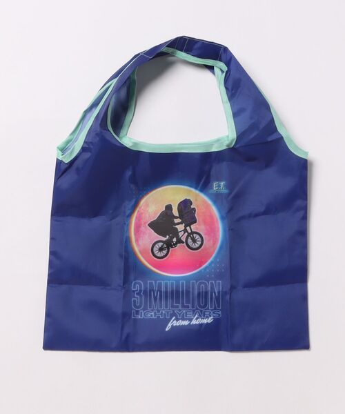 Rendez-Vous(ランデヴー)の「【 E.T. 】 ミニくるくるショッピングバッグA 26S1(エコバッグ/サブバッグ・レディース・ブラック×グリーン/ブラック×イエロー/ネイビー・FREE)」の4枚目の写真