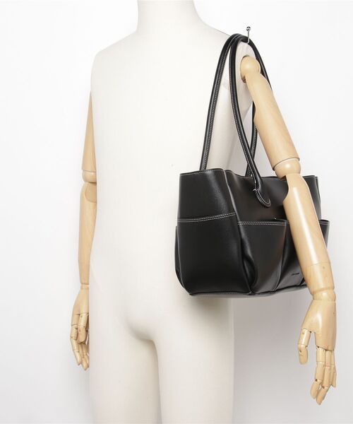 ADD CULUMN(アドカラム)の「(ADD CULUMN)PORTION M(トートバッグ・レディース・イエロー/ブラック・ONE SIZE)」の19枚目の写真