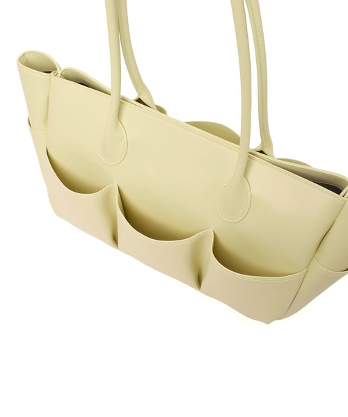 ADD CULUMN(アドカラム)の「(ADD CULUMN)PORTION M(トートバッグ・レディース・イエロー/ブラック・ONE SIZE)」の12枚目の写真