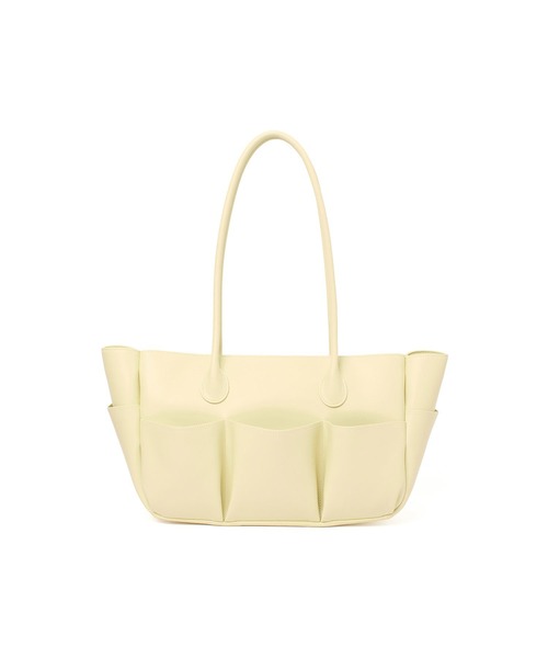 ADD CULUMN(アドカラム)の「(ADD CULUMN)PORTION M(トートバッグ・レディース・イエロー/ブラック・ONE SIZE)」の8枚目の写真