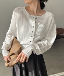 CAPRICIEUX LE'MAGE | プリーツパフカーディガン(カーディガン/ボレロ)