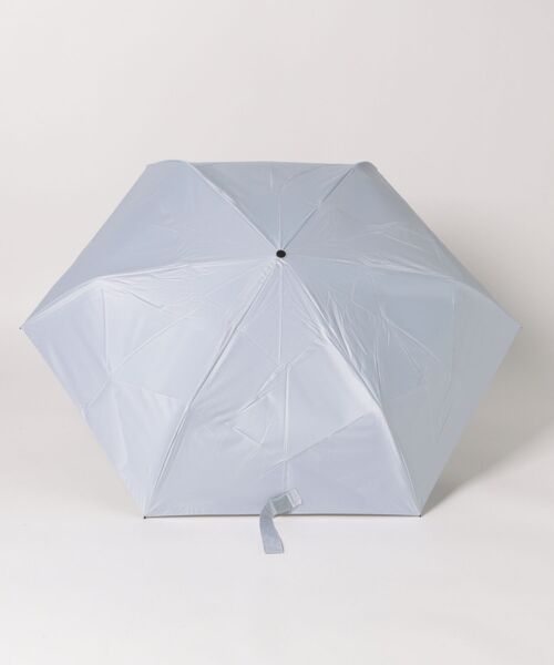 Waterfront(ウォーターフロント)の「クイックシャット 自動開閉 UVブロック 折 55cm(折りたたみ傘・メンズ・ライトブルー/チャコール/ホワイト・FREE)」の7枚目の写真