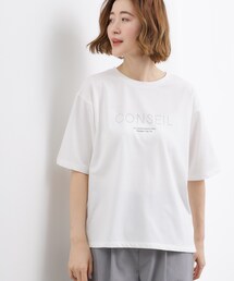 grove | 【UVカット/接触冷感】プリントアソート5分袖Tシャツ(Tシャツ/カットソー)