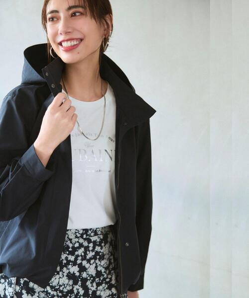grove(グローブ)の「【UVカット/接触冷感】プリントアソート5分袖Tシャツ(Tシャツ/カットソー・レディース・ホワイト系3/チャコールグレー/オフホワイト/ブラック系/ピンク/アイボリー/ライトイエロー系1/アイボリー系/ブラウン系その他・03/02/05/04/01)」の13枚目の写真