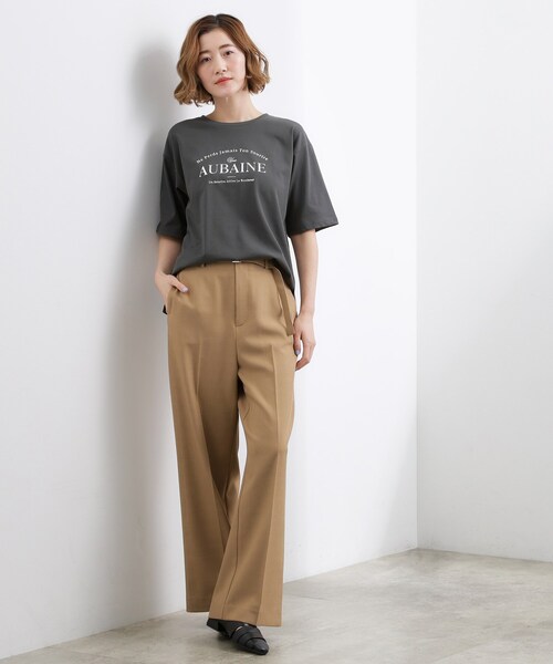 grove(グローブ)の「【UVカット/接触冷感】プリントアソート5分袖Tシャツ(Tシャツ/カットソー・レディース・ホワイト系3/チャコールグレー/オフホワイト/ブラック系/ピンク/アイボリー/ライトイエロー系1/アイボリー系/ブラウン系その他・03/02/05/04/01)」の21枚目の写真