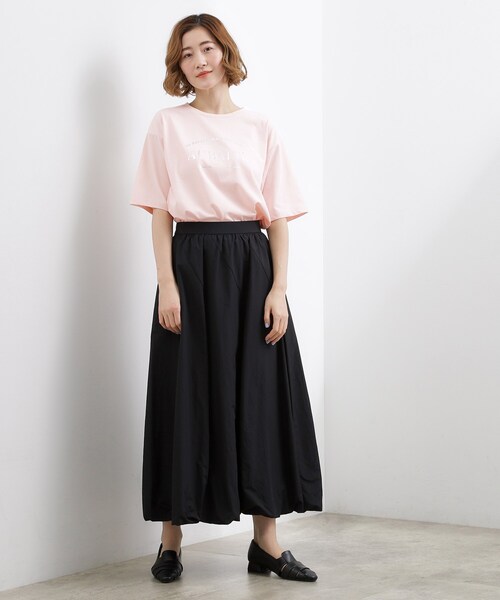 grove(グローブ)の「【UVカット/接触冷感】プリントアソート5分袖Tシャツ(Tシャツ/カットソー・レディース・ホワイト系3/チャコールグレー/オフホワイト/ブラック系/ピンク/アイボリー/ライトイエロー系1/アイボリー系/ブラウン系その他・03/02/05/04/01)」の15枚目の写真