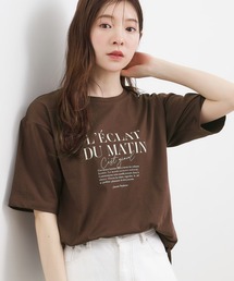 grove | 【UVカット/接触冷感】プリントアソート5分袖Tシャツ(Tシャツ/カットソー)