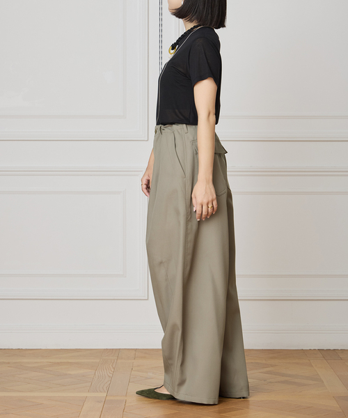 IENA LA BOUCLE（イエナラブークル）の「《追加》IENA LA BOUCLE ブライトギャバイージーバルーンパンツ（その他パンツ・レディース・ベージュ系その他/カーキ・38/36）」の10枚目の写真