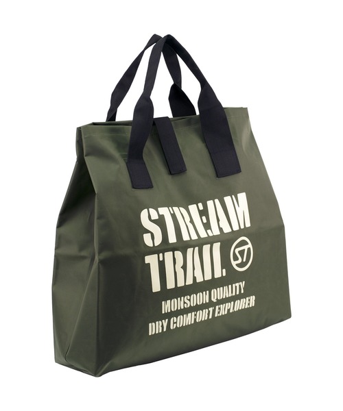 STREAM TRAIL（ストリームトレイル）の「LT.WET TOTE M　ライト ウェット トート M（トートバッグ・メンズ・イエロー/オリーブドラブ/グレー・MEDIUM）」の7枚目の写真