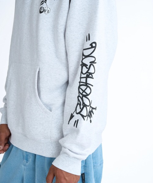 DC SHOES（ディーシーシューズ）の「DC SHOES メンズ 26 GAME PH パーカー フーディ【2026年春夏モデル】/ブルオーバーパーカー（パーカー・メンズ・グレー/ブラック・MEDIUM/LARGE/X-LARGE）」の9枚目の写真