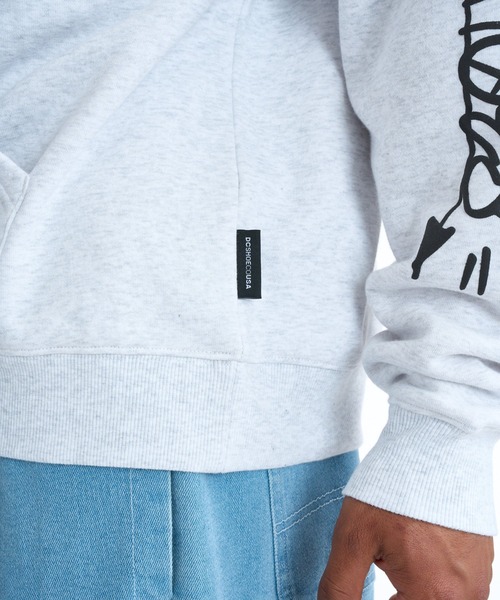 DC SHOES（ディーシーシューズ）の「DC SHOES メンズ 26 GAME PH パーカー フーディ【2026年春夏モデル】/ブルオーバーパーカー（パーカー・メンズ・グレー/ブラック・MEDIUM/LARGE/X-LARGE）」の11枚目の写真