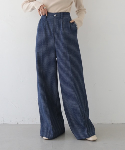 CLEIO（クレイオ）の「【CLEIO】セットアップデニムワイドパンツ SET-UP DENIM WIDE PANTS（デニムパンツ・レディース・ライトブルー/インディゴブルー・MEDIUM/SMALL）」の13枚目の写真