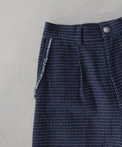 CLEIO（クレイオ）の「【CLEIO】セットアップデニムワイドパンツ SET-UP DENIM WIDE PANTS（デニムパンツ・レディース・ライトブルー/インディゴブルー・MEDIUM/SMALL）」の4枚目の写真