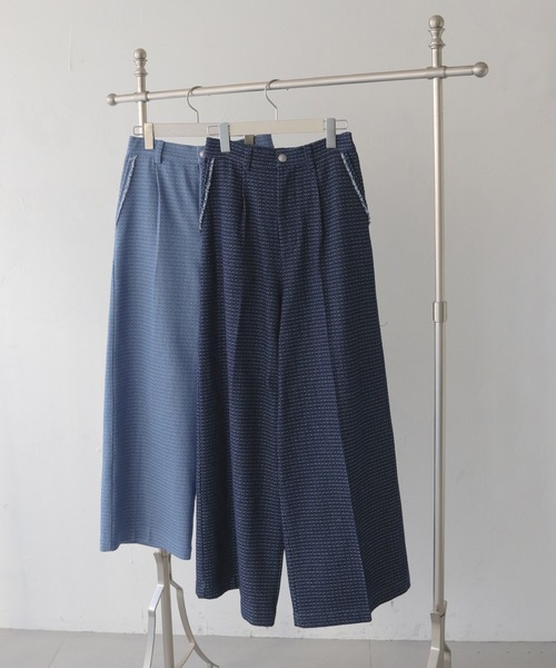 CLEIO（クレイオ）の「【CLEIO】セットアップデニムワイドパンツ SET-UP DENIM WIDE PANTS（デニムパンツ・レディース・ライトブルー/インディゴブルー・MEDIUM/SMALL）」の19枚目の写真