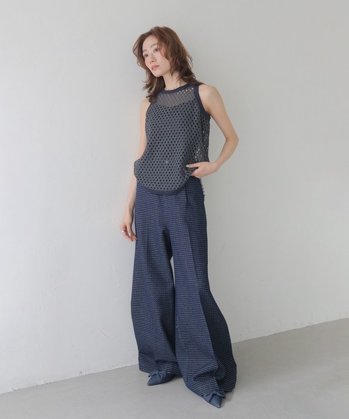 CLEIO(クレイオ)の「【CLEIO】セットアップデニムワイドパンツ SET-UP DENIM WIDE PANTS(デニムパンツ・レディース・ライトブルー/インディゴブルー・MEDIUM/SMALL)」の17枚目の写真