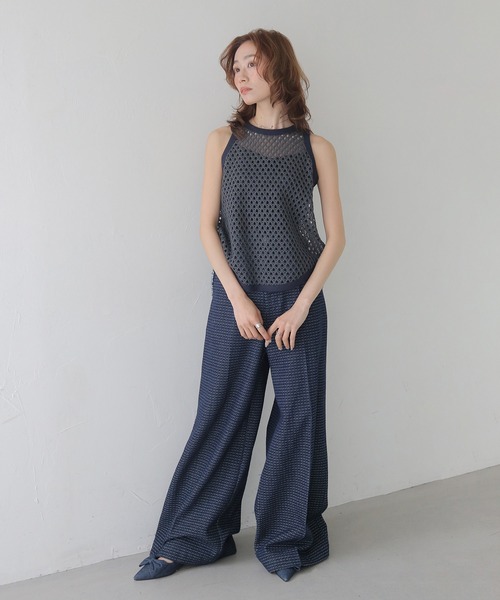 CLEIO(クレイオ)の「【CLEIO】セットアップデニムワイドパンツ SET-UP DENIM WIDE PANTS(デニムパンツ・レディース・ライトブルー/インディゴブルー・MEDIUM/SMALL)」の18枚目の写真
