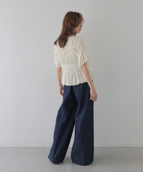 CLEIO(クレイオ)の「【CLEIO】セットアップデニムワイドパンツ SET-UP DENIM WIDE PANTS(デニムパンツ・レディース・ライトブルー/インディゴブルー・MEDIUM/SMALL)」の21枚目の写真