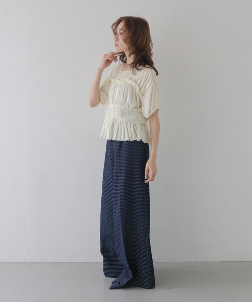 CLEIO(クレイオ)の「【CLEIO】セットアップデニムワイドパンツ SET-UP DENIM WIDE PANTS(デニムパンツ・レディース・ライトブルー/インディゴブルー・MEDIUM/SMALL)」の20枚目の写真