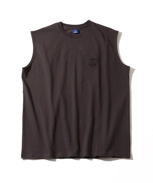 PARIS SAINT-GERMAIN（パリサンジェルマン）の「【Paris Saint-Germain/パリサンジェルマン】ロゴエンブレム ノースリーブカットソー（Tシャツ/カットソー・メンズ・ブラック/ホワイト/スミクロ・M/L/XL）」の10枚目の写真