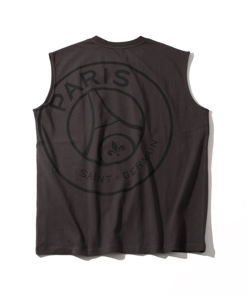 PARIS SAINT-GERMAIN（パリサンジェルマン）の「【Paris Saint-Germain/パリサンジェルマン】ロゴエンブレム ノースリーブカットソー（Tシャツ/カットソー・メンズ・ブラック/ホワイト/スミクロ・M/L/XL）」の11枚目の写真