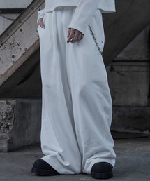 LANDNESS（ランドネス）の「【LANDNESS/ランドネス】DOUBLE WAIST WIDE SWEAT PANTS/ダブルウエストワイドスウェットパンツ（スウェットパンツ）」