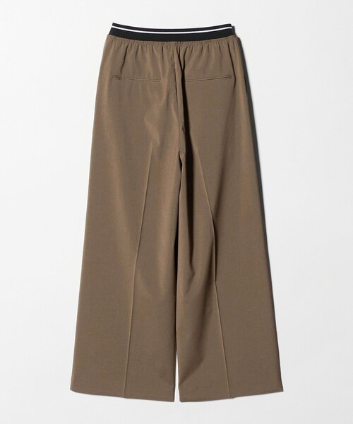 BEAUTY&YOUTH UNITED ARROWS（ビューティーアンドユースユナイテッドアローズ）の「ラインゴム ワイドパンツ ウォッシャブル 防シワ（その他パンツ・レディース・ブラック/ライム/モカ・S/XS/M）」の10枚目の写真