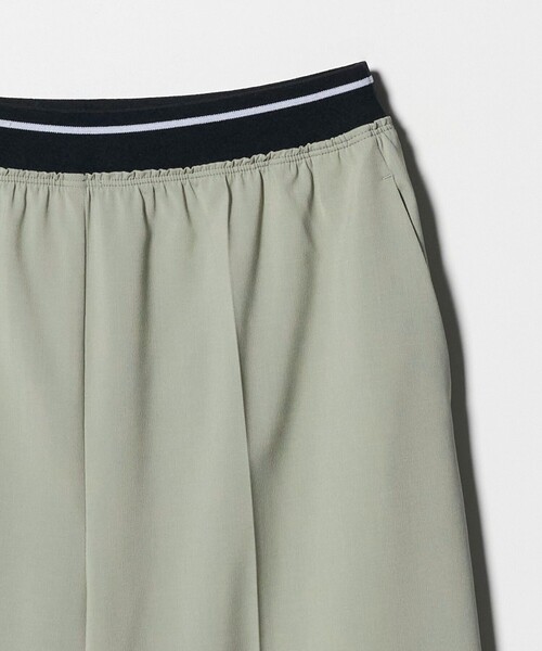 BEAUTY&YOUTH UNITED ARROWS（ビューティーアンドユースユナイテッドアローズ）の「ラインゴム ワイドパンツ ウォッシャブル 防シワ（その他パンツ・レディース・ブラック/ライム/モカ・S/XS/M）」の19枚目の写真