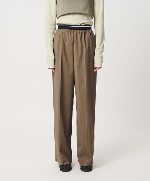 BEAUTY&YOUTH UNITED ARROWS(ビューティーアンドユースユナイテッドアローズ)の「ラインゴム ワイドパンツ ウォッシャブル 防シワ(その他パンツ・レディース・ブラック/ライム/モカ/ダークグレー・S/XS/M)」の8枚目の写真
