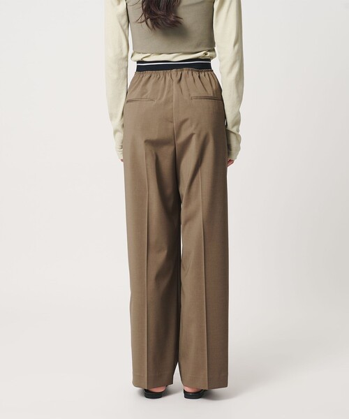 BEAUTY&YOUTH UNITED ARROWS(ビューティーアンドユースユナイテッドアローズ)の「ラインゴム ワイドパンツ ウォッシャブル 防シワ(その他パンツ・レディース・ブラック/ライム/モカ/ダークグレー・S/XS/M)」の10枚目の写真