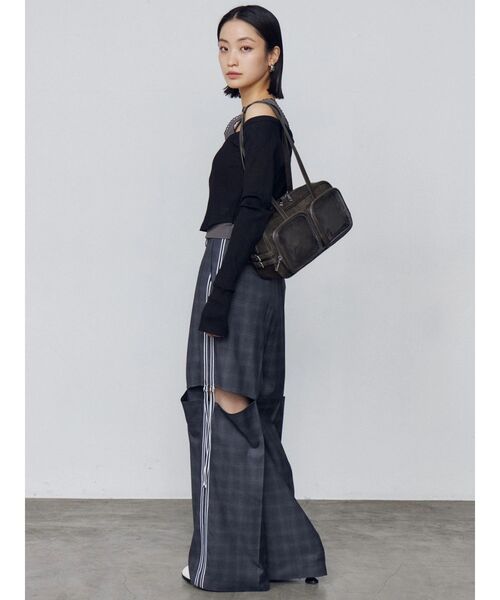 EMODA（エモダ）の「ダブルラインルーズパンツ（その他パンツ・レディース・グレー/ベージュ・SMALL/MEDIUM）」の15枚目の写真