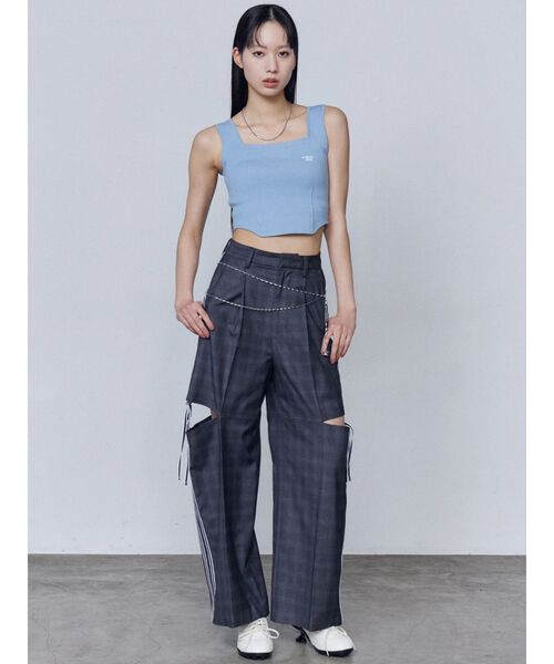 EMODA（エモダ）の「ダブルラインルーズパンツ（その他パンツ・レディース・グレー/ベージュ・SMALL/MEDIUM）」の21枚目の写真