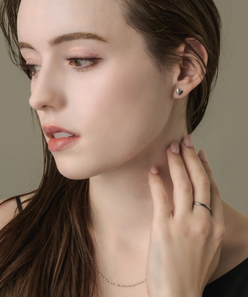muku(ムク)の「PIERCE/NUANCE HEART(ピアス(両耳用)・レディース・シルバー/ゴールド・FREE)」の12枚目の写真